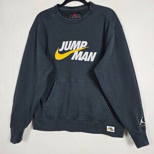 Air Jordan Nike Jumpman Mens Medium Long Sleeve Black Pullover Sweatshirt